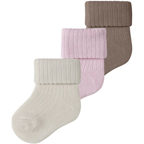 Name It Almond Milk Nbfnobba 3P Socks