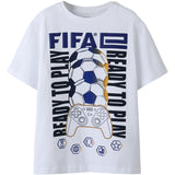 Name It Bright White Nkmasekel Fifae Ss Nreg Top Box Vde