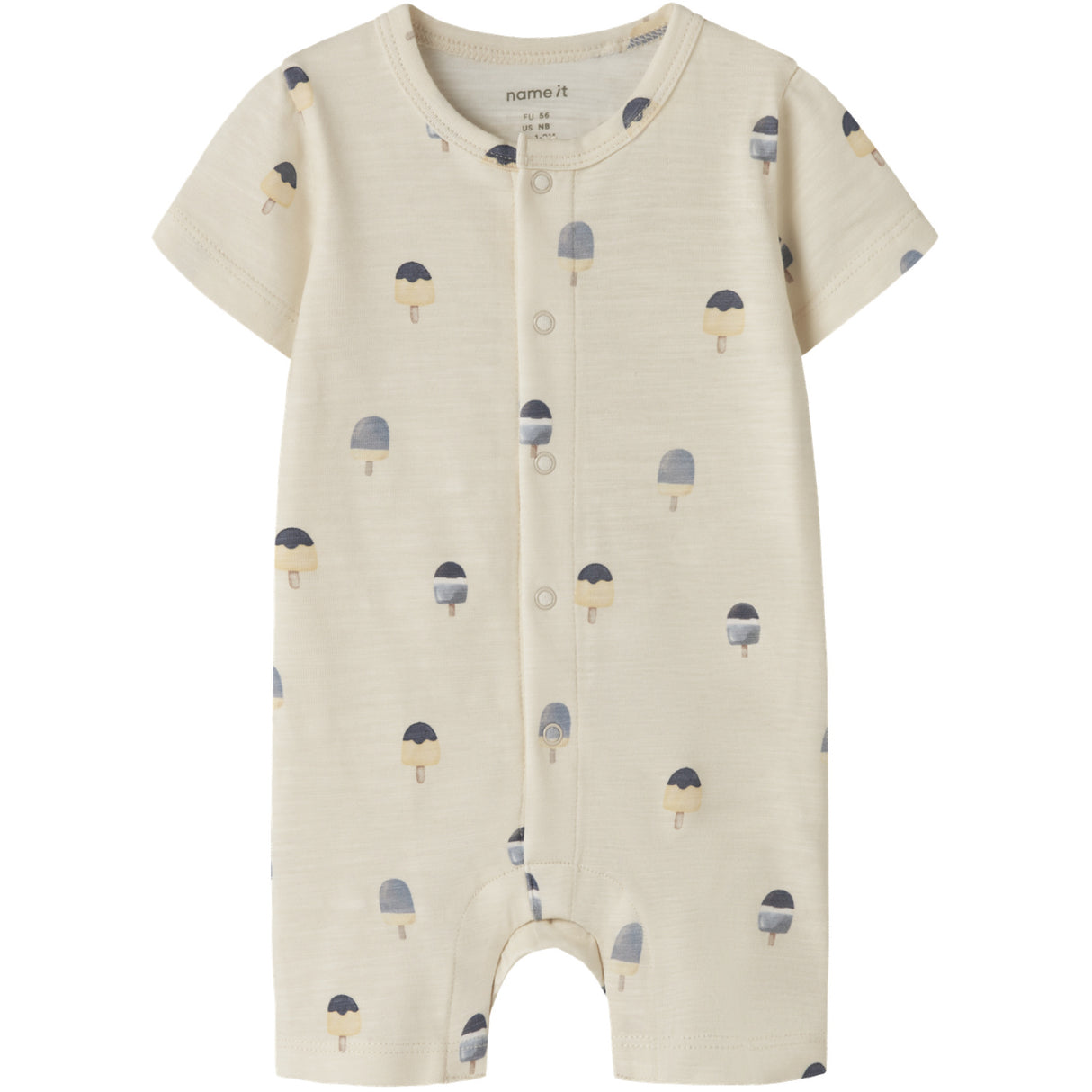 Name It Almond Milk Nbmjerome Ss Sunsuit