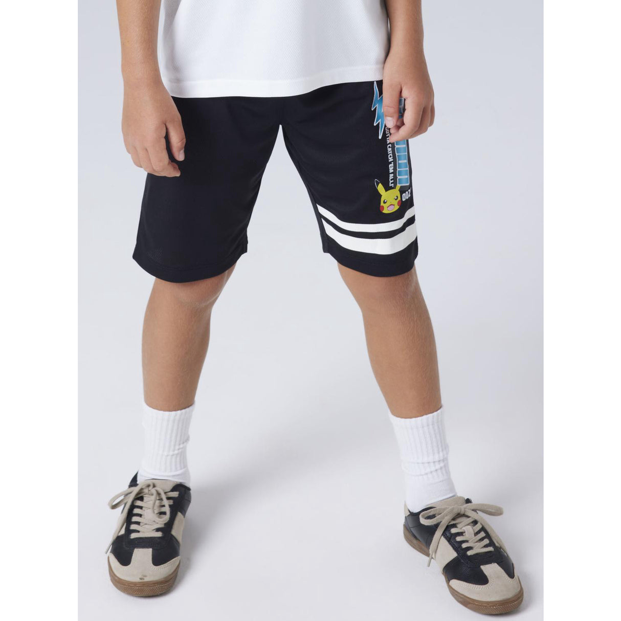 Name It Black Nkmmile Pokemon Nreg Long Po Shorts Sky