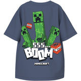 Name It Vintage Indigo Nkmasant Minecraft Ss Nreg Top Bfu