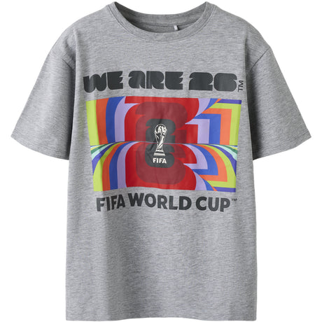 Name It Grey Melange Nkmmacs Fifa Ss Nreg Top Box Ous