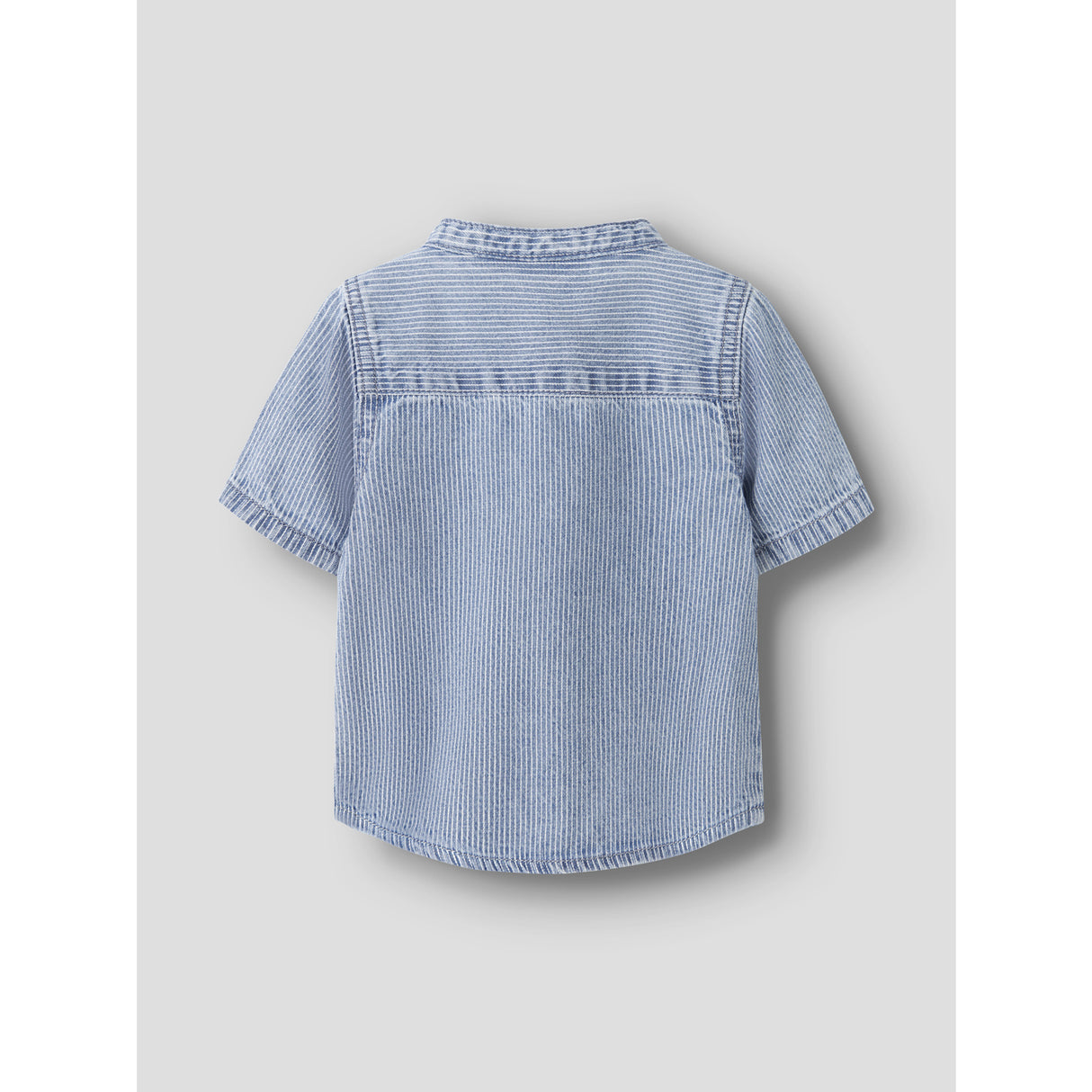 Name It Light Blue Denim Nbmleo Stripe Dnm Ss Shirt 1910-Ip H