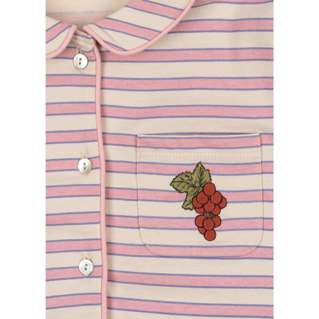 Konges Sløjd Lolly Stripe Pio Frill Set Gots