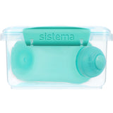 Sistema Minty Teal 1.2L Lunch Plus Lunch Box With Itsy Bottle 380 Ml
