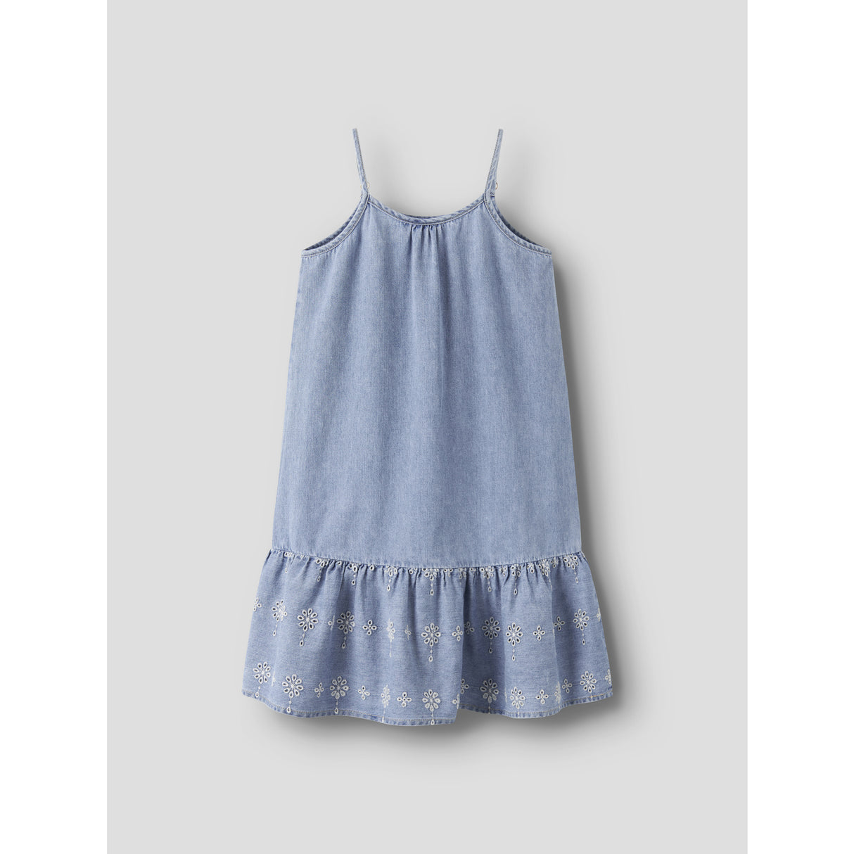 Name It Light Blue Denim Anglaise Nkfhaven Dnm Anglaise Dress 1026-Ov H
