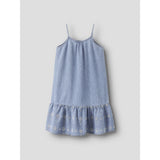 Name It Light Blue Denim Anglaise Nkfhaven Dnm Anglaise Dress 1026-Ov H