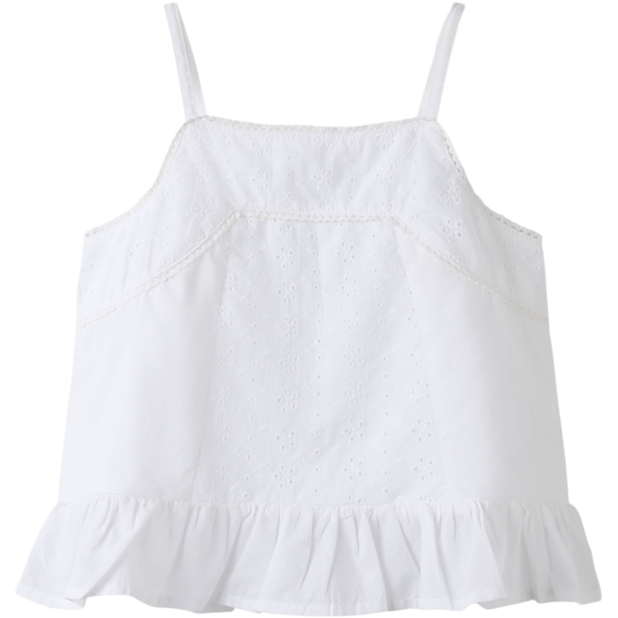 Name It Bright White Nkfhermala Strap Top
