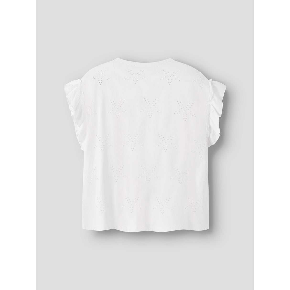 Name It Bright White Nkfjaden Sl Nreg Sh Top