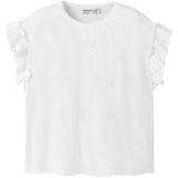 Name It Bright White Nkfjaden Sl Nreg Sh Top