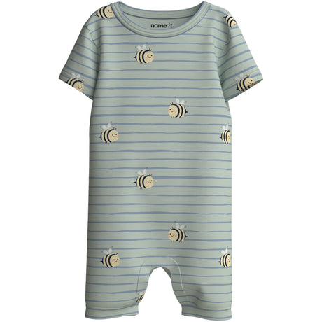 Name It Pale Aqua Bee Nbmvroels Sunsuit Box