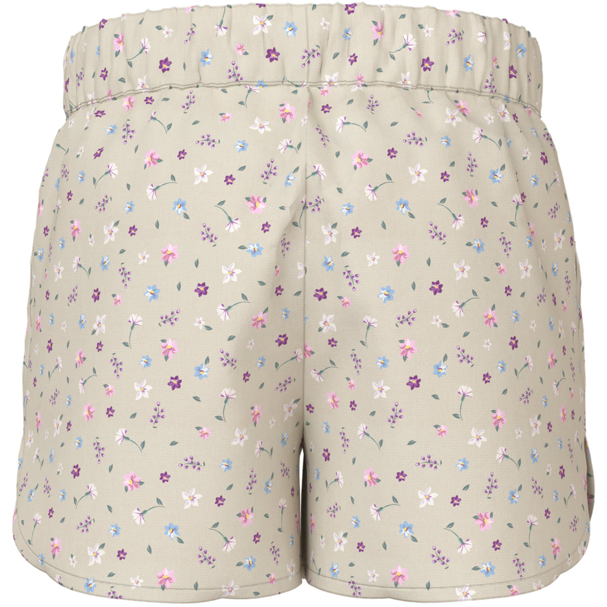 Name It Almond Milk Cute Flowers Nkfvinaya Shorts Ffff Noos