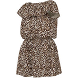 Name It Turtledove Leopard Nkfvinaya Ss Playsuit Fffff Noos