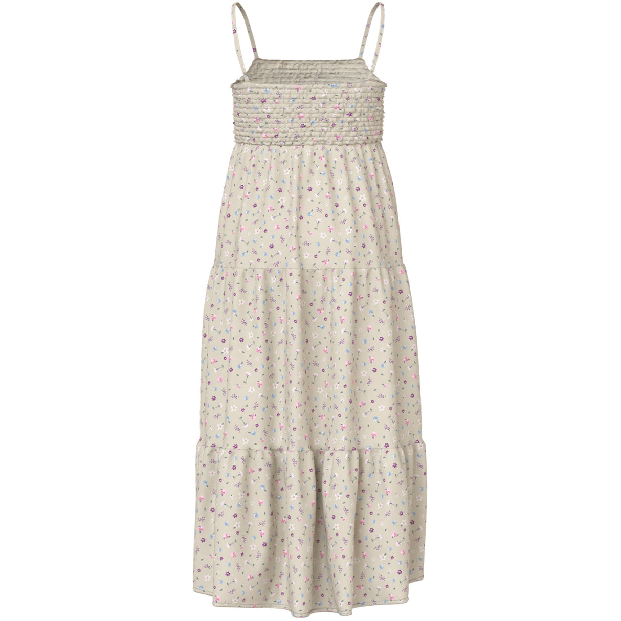 Name It Almond Milk Cute Flowers Nkfvinaya Strap Maxi Dress
