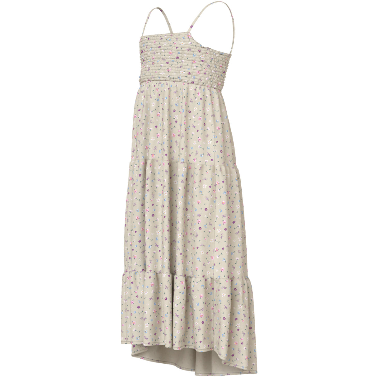 Name It Almond Milk Cute Flowers Nkfvinaya Strap Maxi Dress