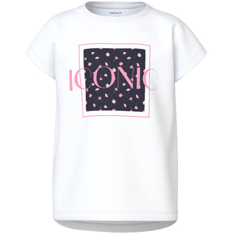 Name It Bright White Florals Nkfvigea Capsl Top
