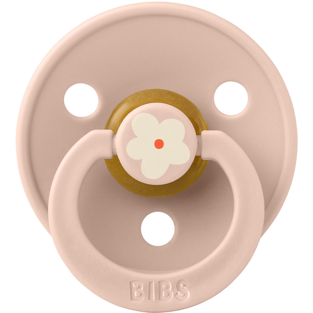 Bibs Blush Pacifier & Clip Gift Set Jasmine Field Latex