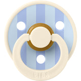 Bibs Dusty Blue Pacifier & Clip Gift Set Pin & Block Latex