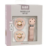Bibs Blush Pacifier & Clip Gift Set Jasmine Field Latex
