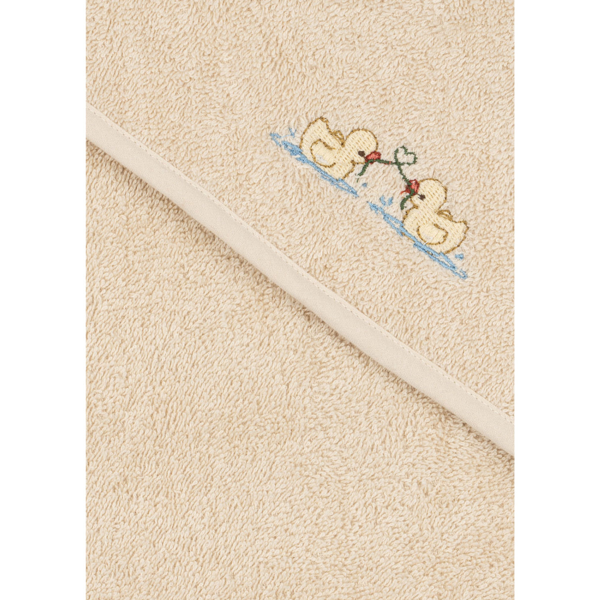 Konges Sløjd Antique White Figo Baby Towel GOTS