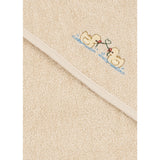 Konges Sløjd Antique White Figo Baby Towel GOTS