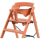 KAOS Terracotta Pink Klapp High Chair Recycled With KLAPP® Safety Rail & Tray Bundle