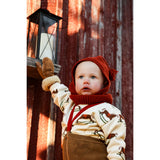 Silly Silas Acorn Brown With Maple Leaf Footed Tights Christmas Edition