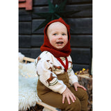 Silly Silas Acorn Brown With Maple Leaf Footed Tights Christmas Edition