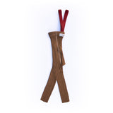 Silly Silas Acorn Brown With Maple Leaf Footless Tights Christmas Edition