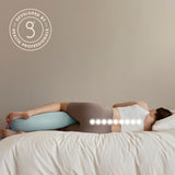 bbhugme Eucalyptus/Coral Pregnancy Pillow