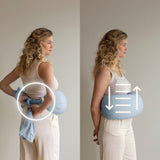 bbhugme Blue/Melange Nursing Pillow