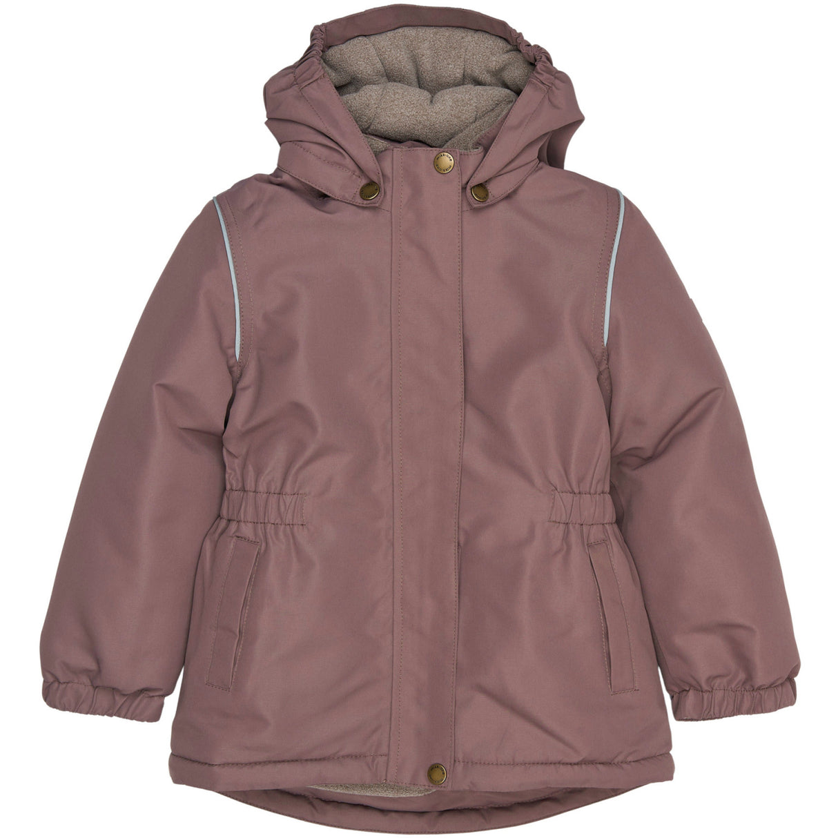 Mikk-Line Twilight Mauve Winter Jacket Waist Solid