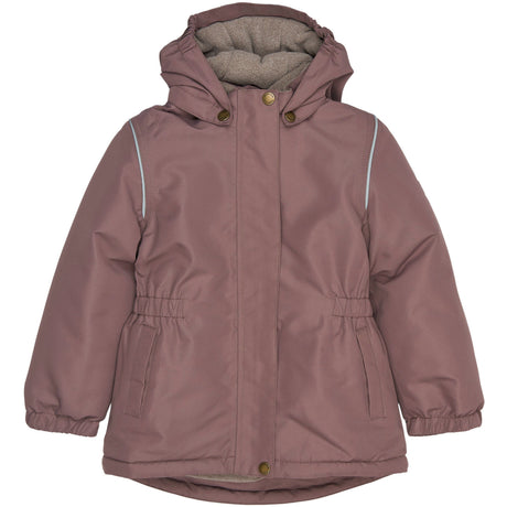Mikk-Line Twilight Mauve Winter Jacket Waist Solid