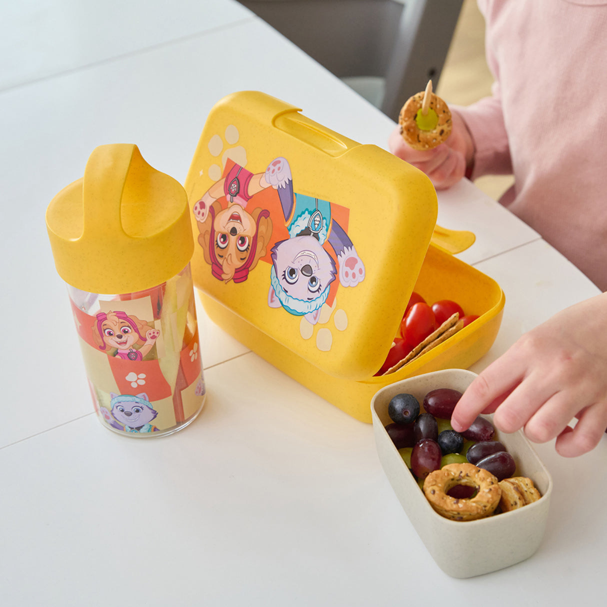 Koziol Organic Honey Yellow Lunch Box With Separation Bowl Candy L Grow Paw Patrol