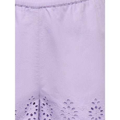 kids ONLY Lilac Breeze Koglou Life Emb Shorts Wvn