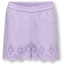 kids ONLY Lilac Breeze Koglou Life Emb Shorts Wvn