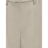kids ONLY Taupe Gray Melange Koghattie-Zal Life Lc Wide Shorts Tlr