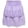 kids ONLY Lilac Breeze Koglou Life Emb Layered Skirt Wvn