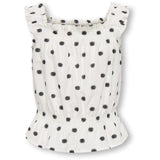 kids ONLY Cloud Dancer Black Dots Kogsweta Sl Top Wvn