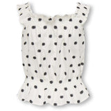 kids ONLY Cloud Dancer Black Dots Kogsweta Sl Top Wvn