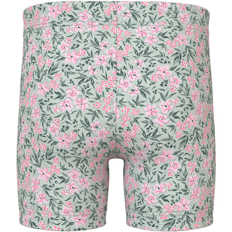 Name It Pale Aqua Pink Flowers Nmfvayo Short Leggings