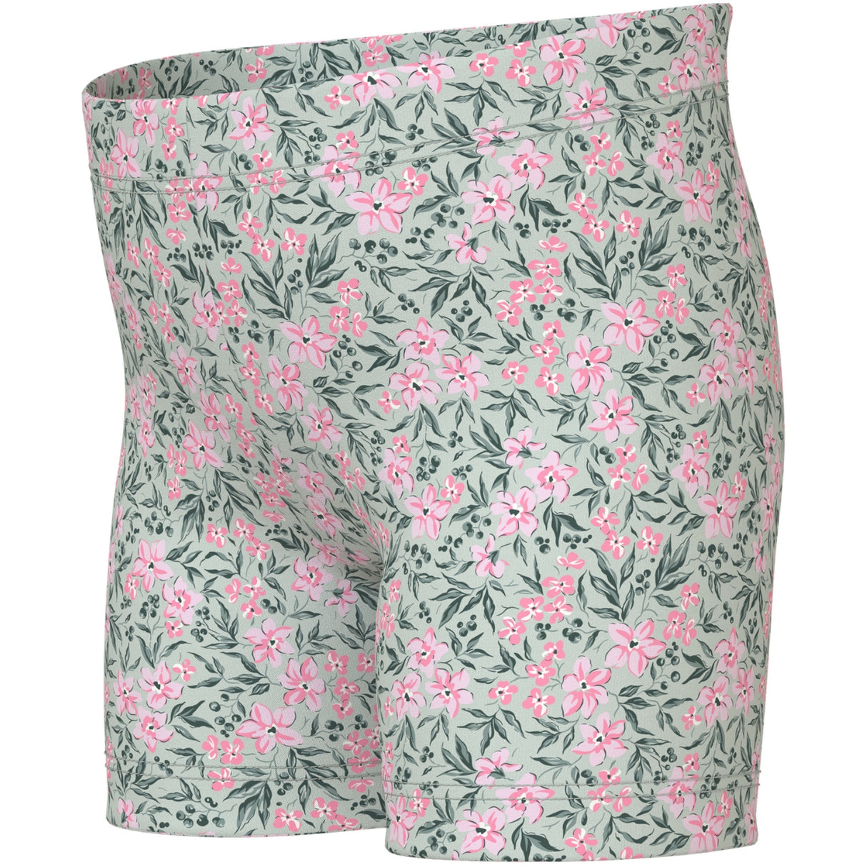 Name It Pale Aqua Pink Flowers Nmfvayo Short Leggings