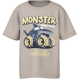Name It Chateau Gray Monster Shark Nmmvanyo Ss Nreg Top