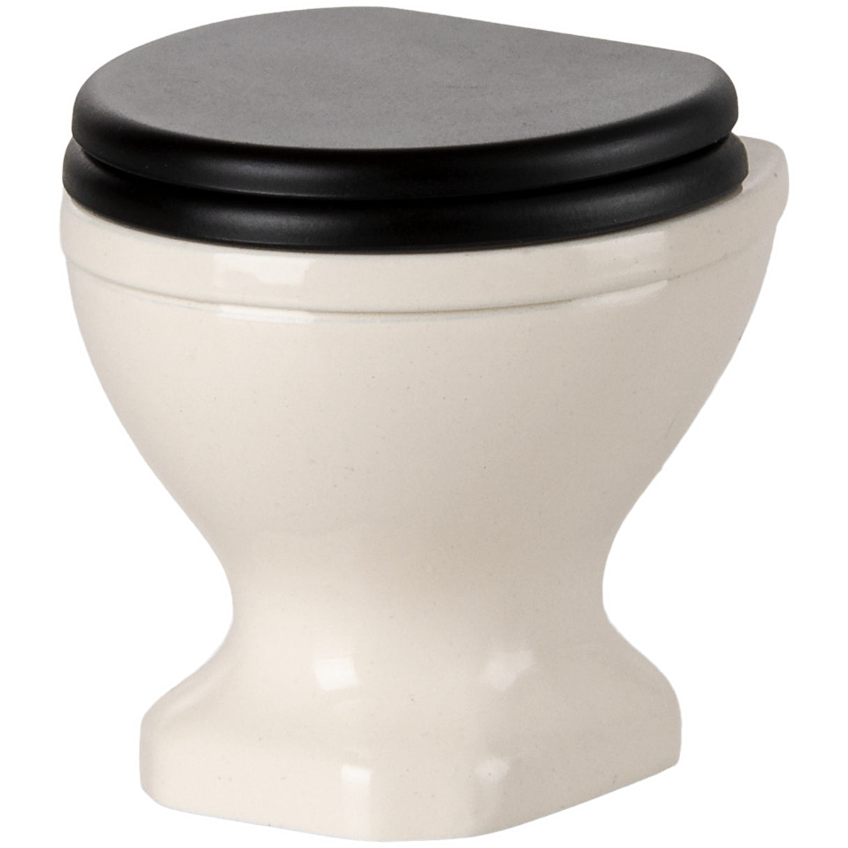 Maileg WC, Mus - Råhvid