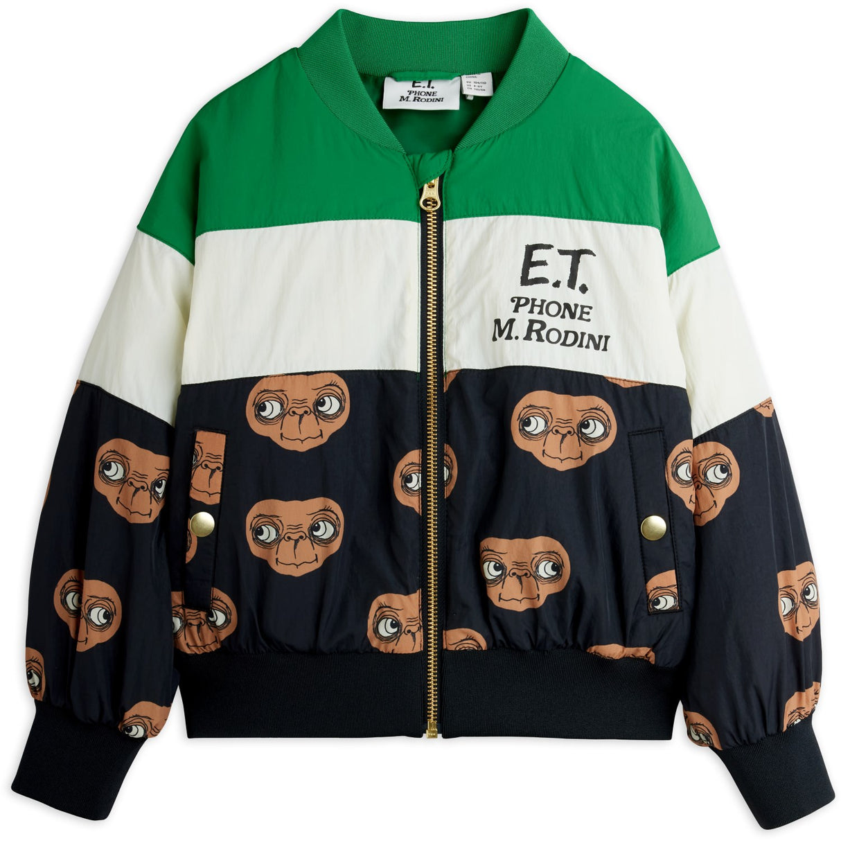 Mini Rodini Green E.T. Baseball Jacket