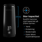 Baby Brezza Black Superfast Portable Bottle Warmer