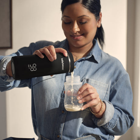 Baby Brezza Black Superfast Portable Bottle Warmer