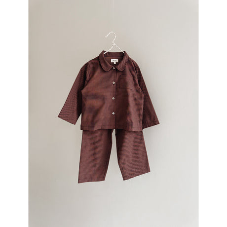 Lalaby Indigo Check Classic Pyjamas