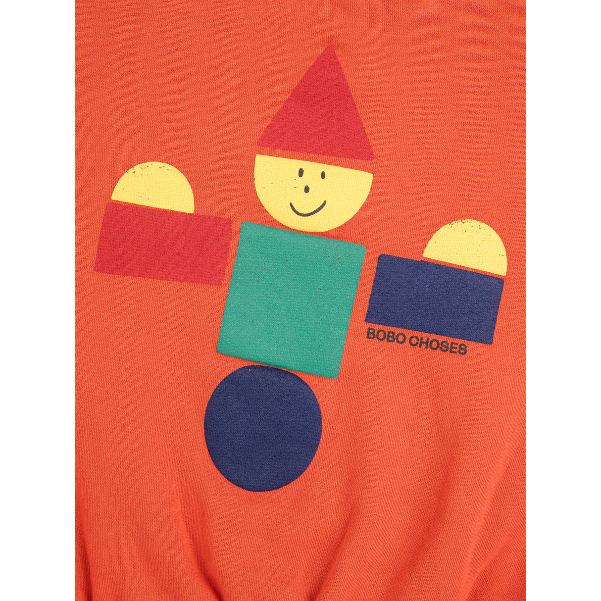 Bobo Choses Orange Wooden Toy Sweatshirt
