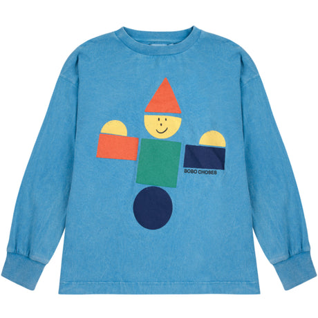 Bobo Choses Light Blue Wooden Toy T-Shirt
